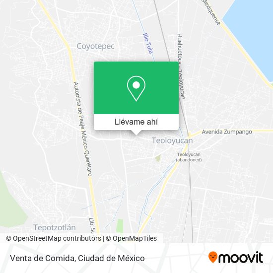 Mapa de Venta de Comida