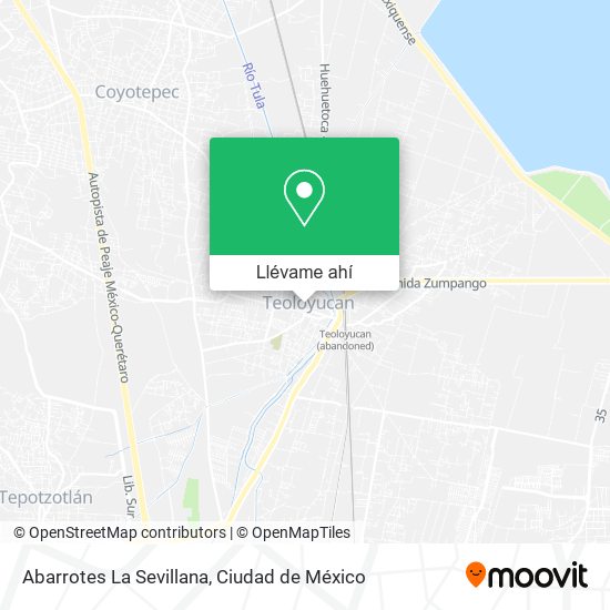 Mapa de Abarrotes La Sevillana