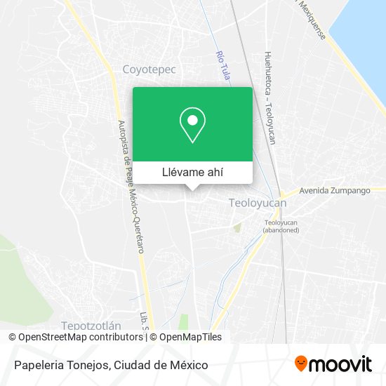 Mapa de Papeleria Tonejos