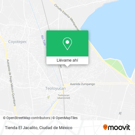 Mapa de Tienda El Jacalito