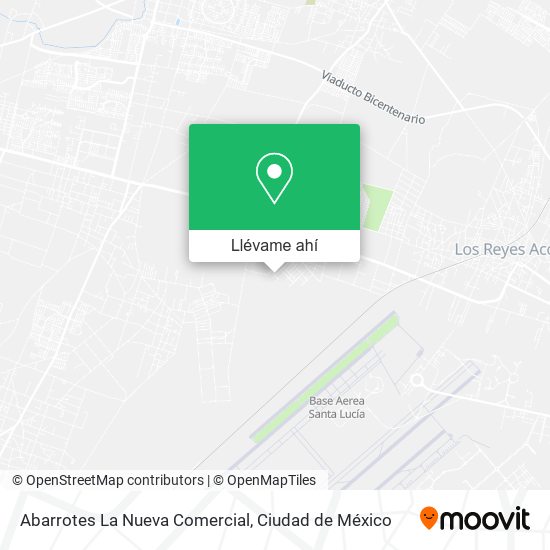 Mapa de Abarrotes La Nueva Comercial