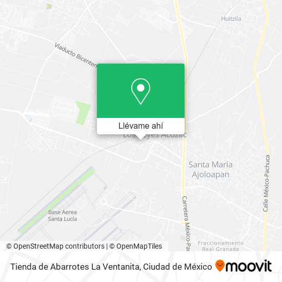 Mapa de Tienda de Abarrotes La Ventanita