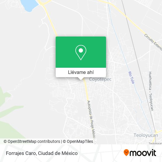 Mapa de Forrajes Caro