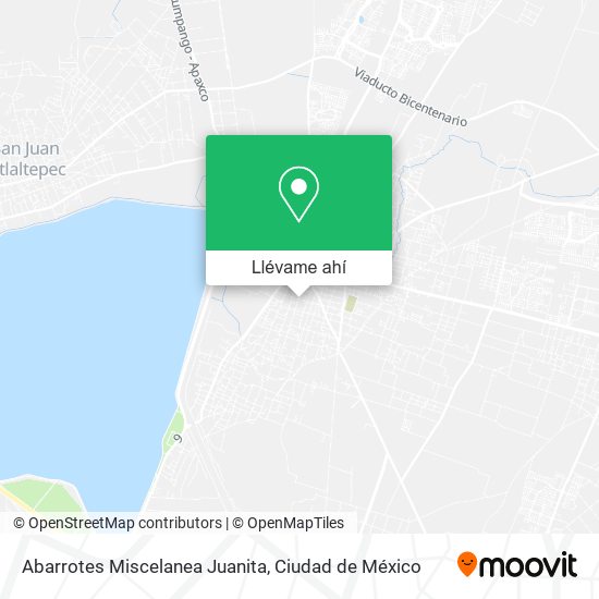 Mapa de Abarrotes Miscelanea Juanita