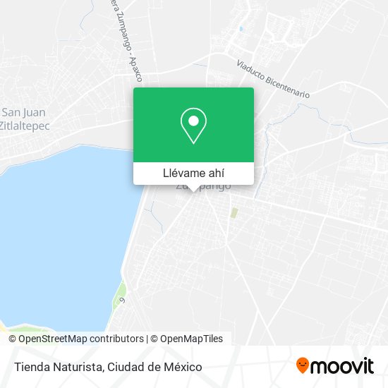 Mapa de Tienda Naturista