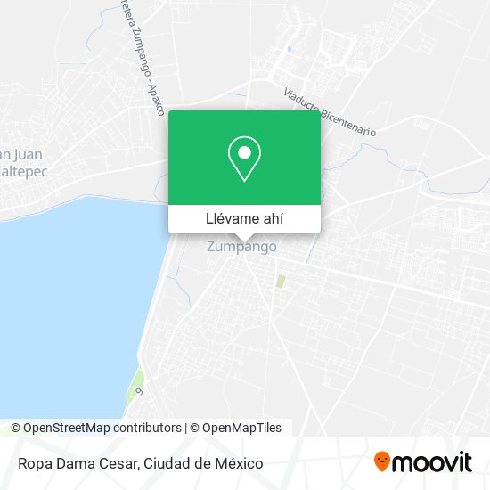 Mapa de Ropa Dama Cesar