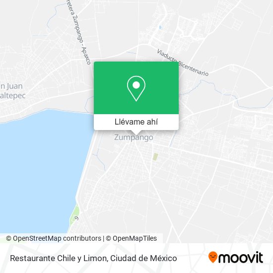 Mapa de Restaurante Chile y Limon