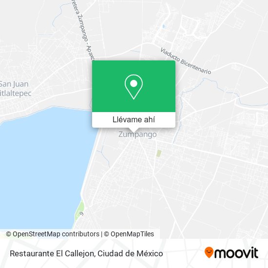 Mapa de Restaurante El Callejon