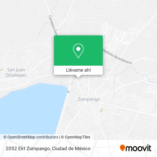 Mapa de 2052 Ekt Zumpango