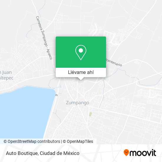 Mapa de Auto Boutique