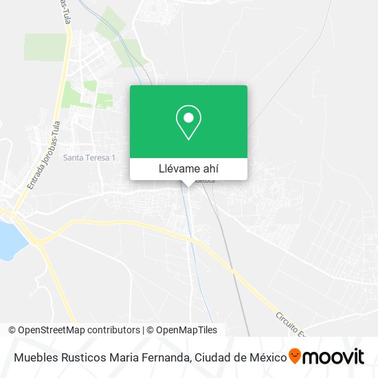 Mapa de Muebles Rusticos Maria Fernanda