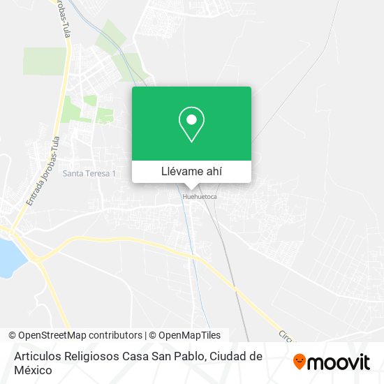 Mapa de Articulos Religiosos Casa San Pablo