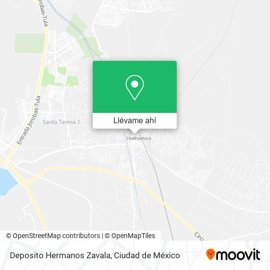 Mapa de Deposito Hermanos Zavala