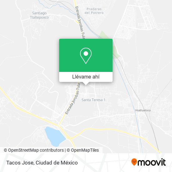 Mapa de Tacos Jose