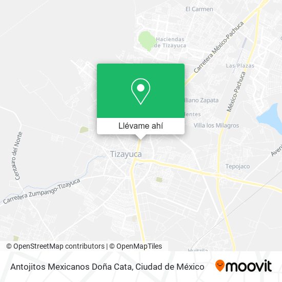Mapa de Antojitos Mexicanos Doña Cata