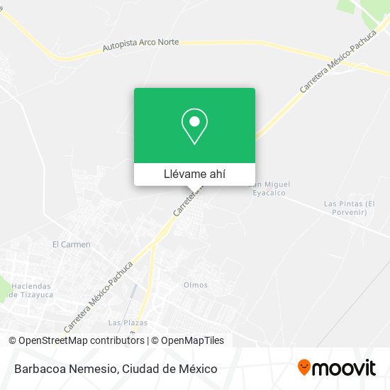 Mapa de Barbacoa Nemesio