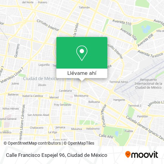 Mapa de Calle Francisco Espejel 96