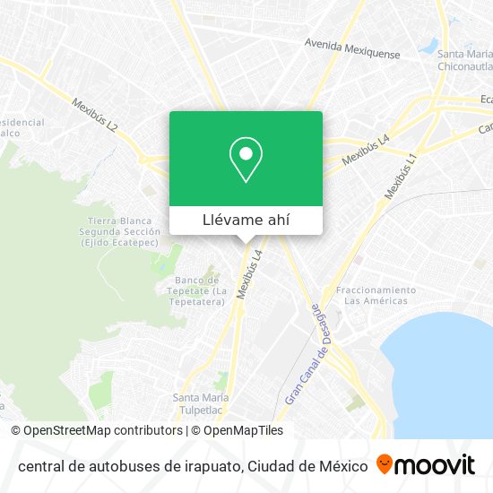 Cómo llegar a central de autobuses de irapuato en Coacalco De Berriozábal  en Autobús?