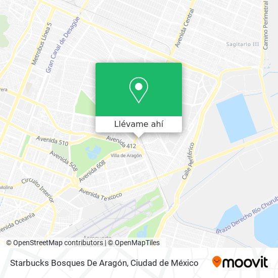 Mapa de Starbucks Bosques De Aragón