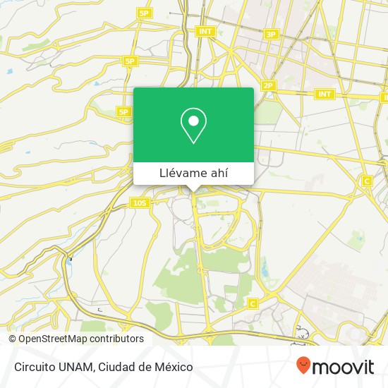Mapa de Circuito UNAM