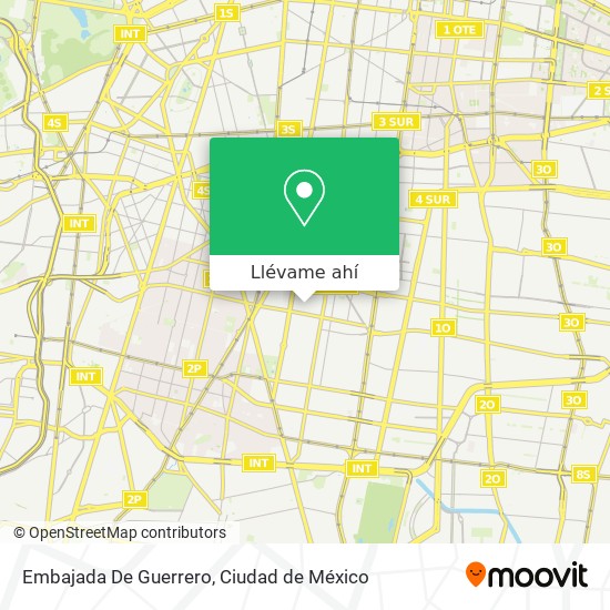 Mapa de Embajada De Guerrero