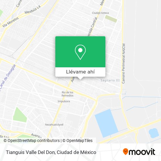 Mapa de Tianguis Valle Del Don