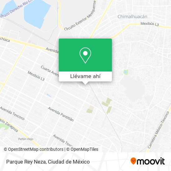 Mapa de Parque Rey Neza