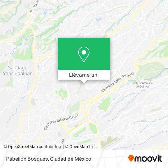 Mapa de Pabellon Bosques