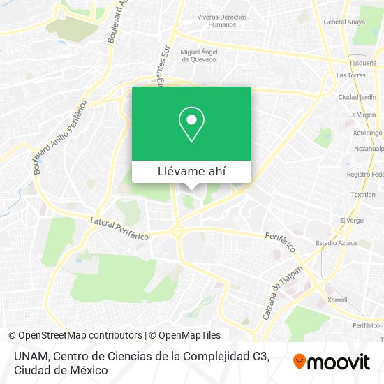 Mapa de UNAM, Centro de Ciencias de la Complejidad C3