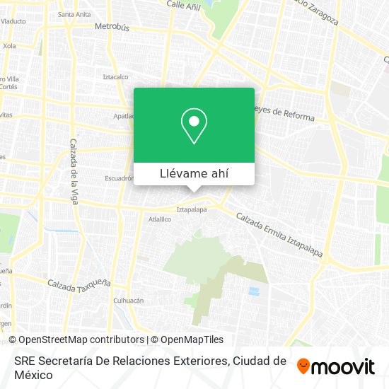 Mapa de SRE Secretaría De Relaciones Exteriores