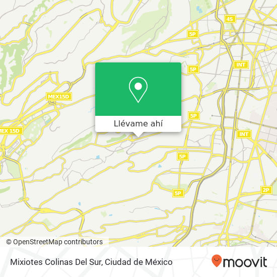 Mapa de Mixiotes Colinas Del Sur