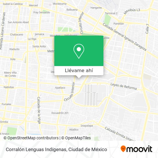 Mapa de Corralón Lenguas Indígenas