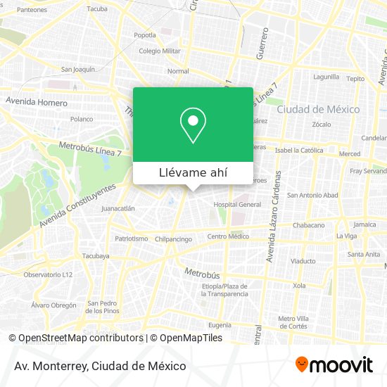 Mapa de Av. Monterrey