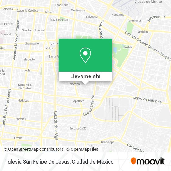 Mapa de Iglesia San Felipe De Jesus