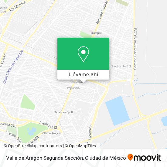 Cómo llegar a Valle de Aragón Segunda Sección en Tlalnepantla en Autobús o  Metro?