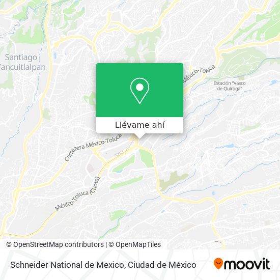 Mapa de Schneider National de Mexico