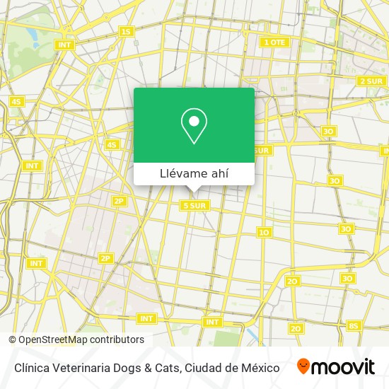 Mapa de Clínica Veterinaria Dogs & Cats