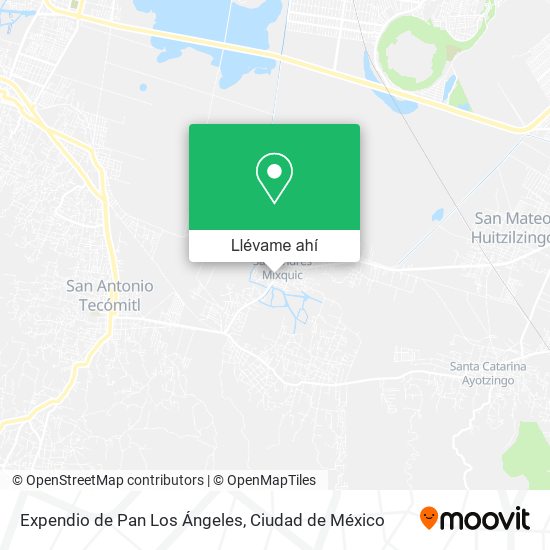 Mapa de Expendio de Pan Los Ángeles