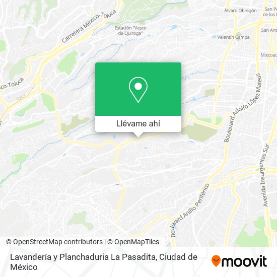 Mapa de Lavandería y Planchaduria La Pasadita