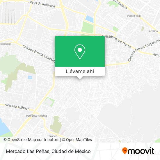 Mapa de Mercado Las Peñas