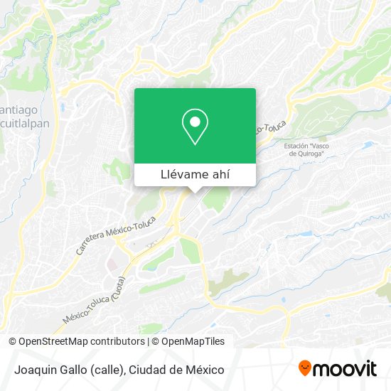 Mapa de Joaquin Gallo (calle)