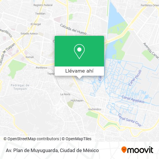 Cómo llegar a Av. Plan de Muyuguarda en Coyoacán en Autobús?