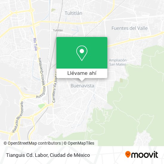 Mapa de Tianguis Cd. Labor