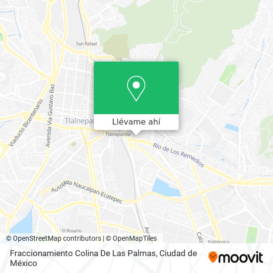 Mapa de Fraccionamiento Colina De Las Palmas