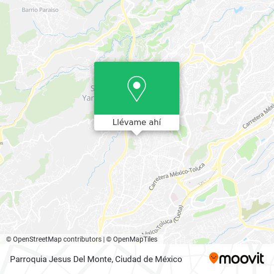 Mapa de Parroquia Jesus Del Monte