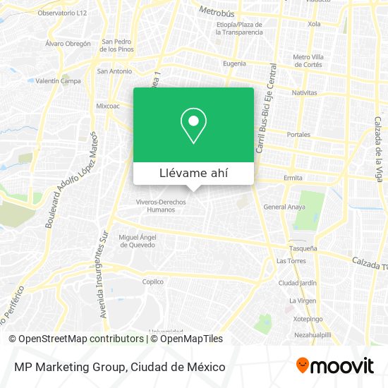 Mapa de MP Marketing Group