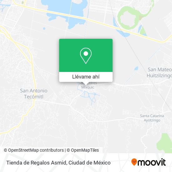 Mapa de Tienda de Regalos Asmid