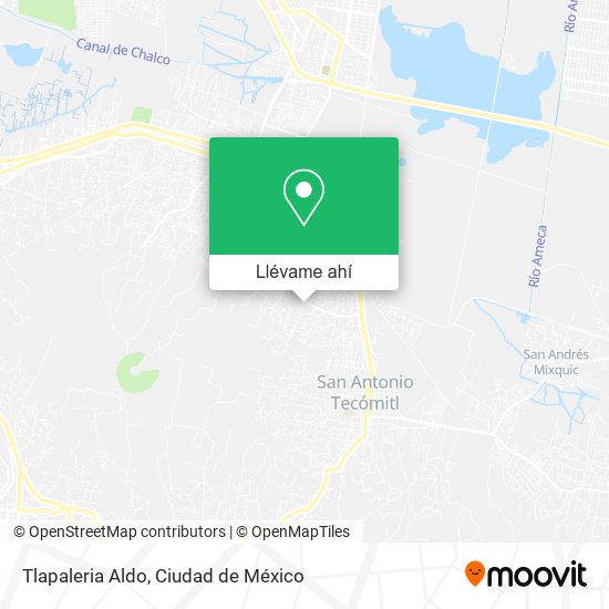 Mapa de Tlapaleria Aldo