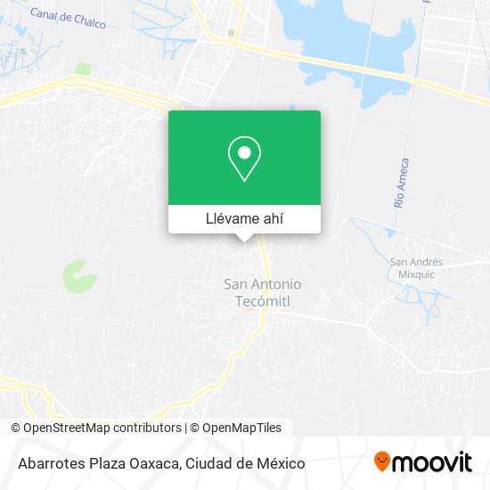 Mapa de Abarrotes Plaza Oaxaca