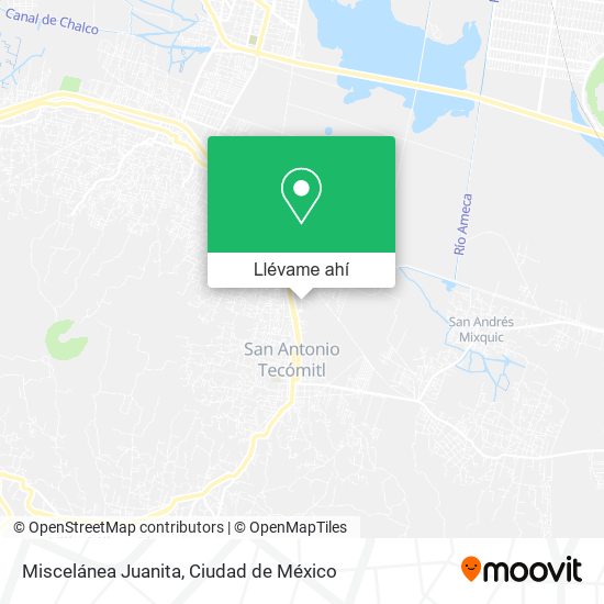 Mapa de Miscelánea Juanita